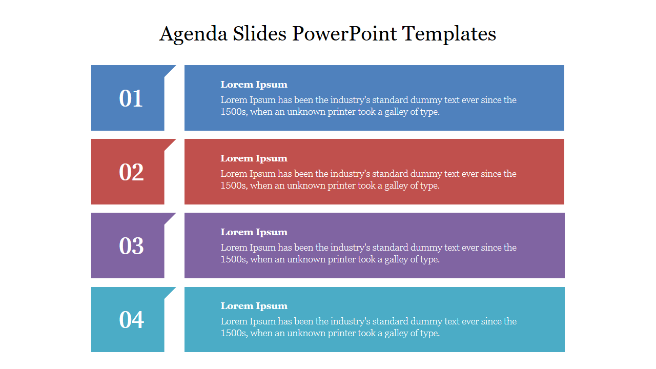 Free - Get Simple Agenda Slides PowerPoint Templates Free